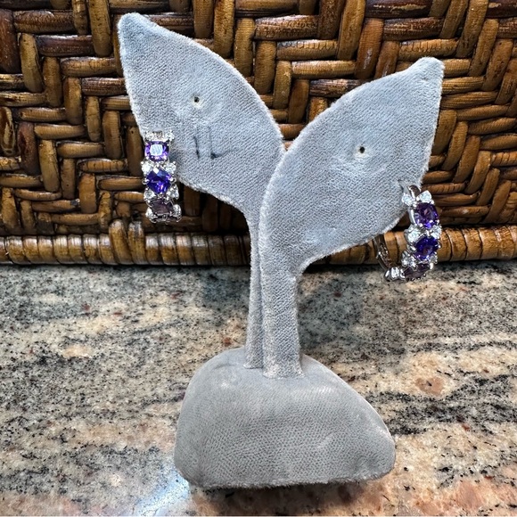 Bomb Party - Scattered Hoops w/ Purple Topaz & Dark Amethyst, February 2024 - Picture 11 of 11